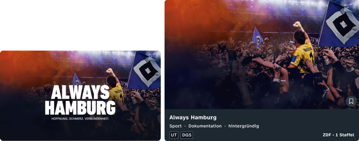 Titelgestaltung streamingportal unterzeile ah